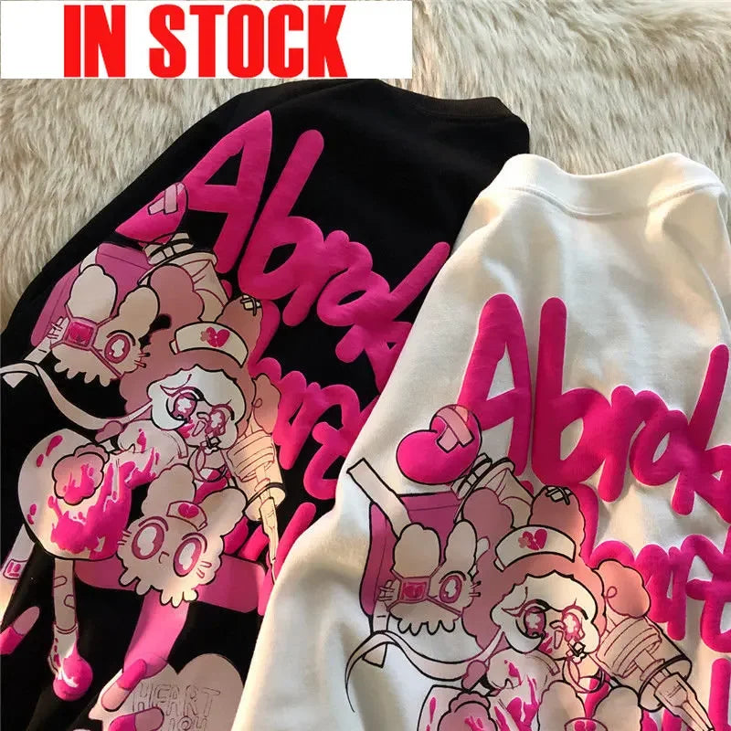 Kawaii Women Tshirts Harajuku Anime Graphic Tees Streetwear