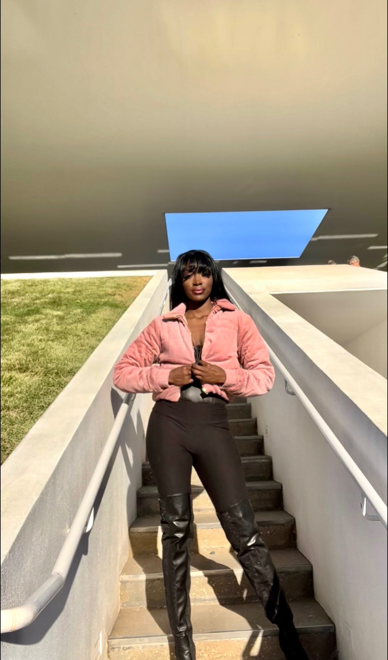 Soft Girl Era Pink Puffer Outerwear