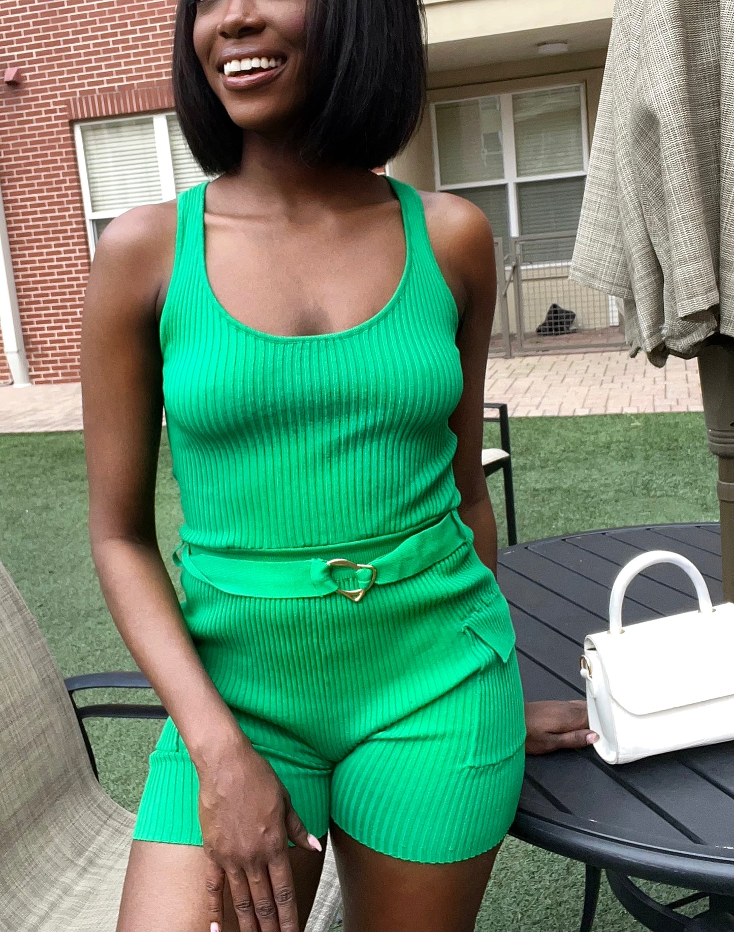 Emerald Romper Spring/Summer